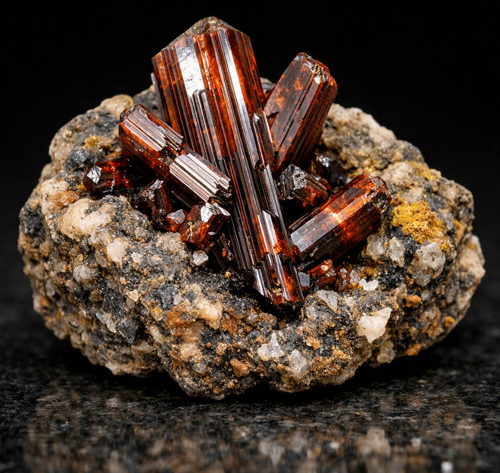 Rutile mineral sample